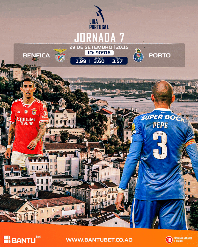 Benfica x Porto 29/09/2023 Bantubet