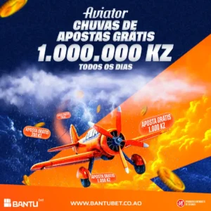 Chuva de Apostas Grátis Bantu Bet ou Bantubet Angola