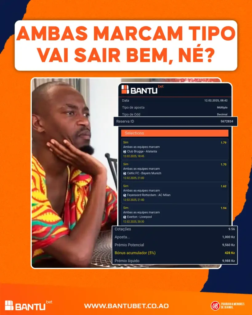 Ambas Marcam em todos os jogos de hoje
