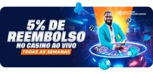 5% Reembolso no Casino Ao Vivo da Bantu Bet