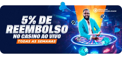 5% Reembolso no Casino Ao Vivo da Bantu Bet