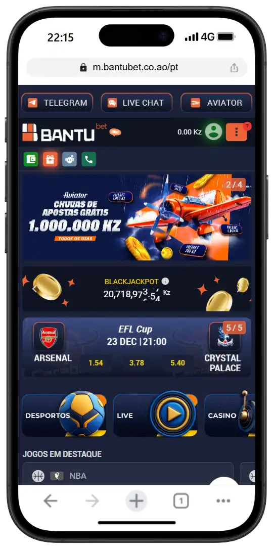 tela iphone bantubet angola home 